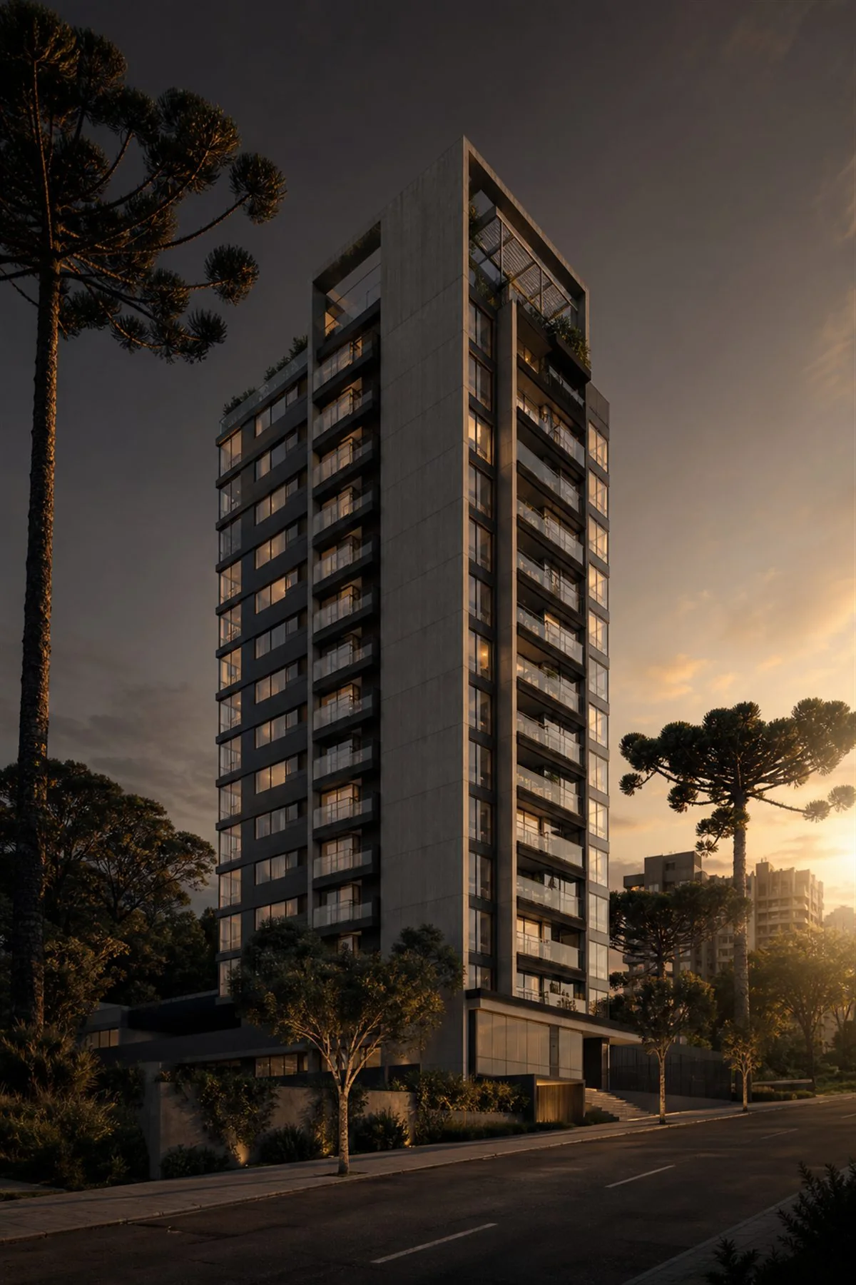 Edifício residencial contemporâneo